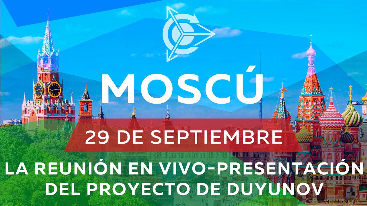 El 29 de septiembre de 2018 en Moscú la reunión en vivo-presentación del proyecto "Los motores asincrónicos de Duyunov"