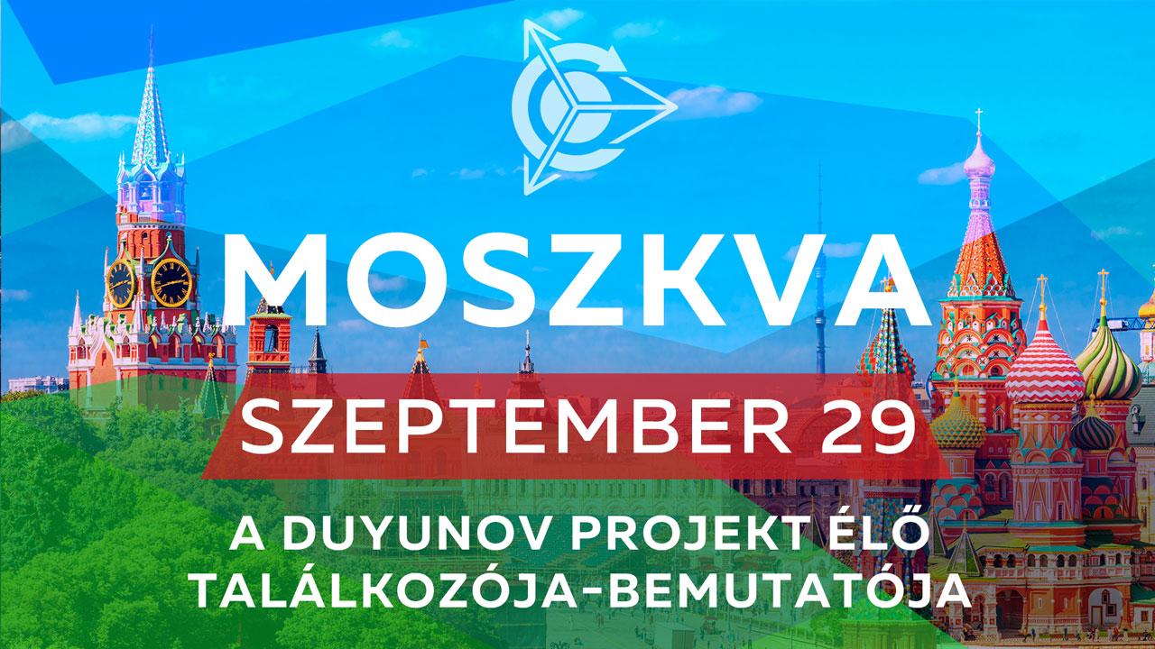 2018 szeptember 29-én rendezik Moszkvában a „Duyunov aszinkron motork” projekt élő találkozóját-bemutatását 