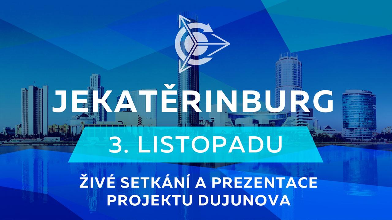 3. listopadu se v Jekatěrinburgu koná živé setkání a prezentace projektu