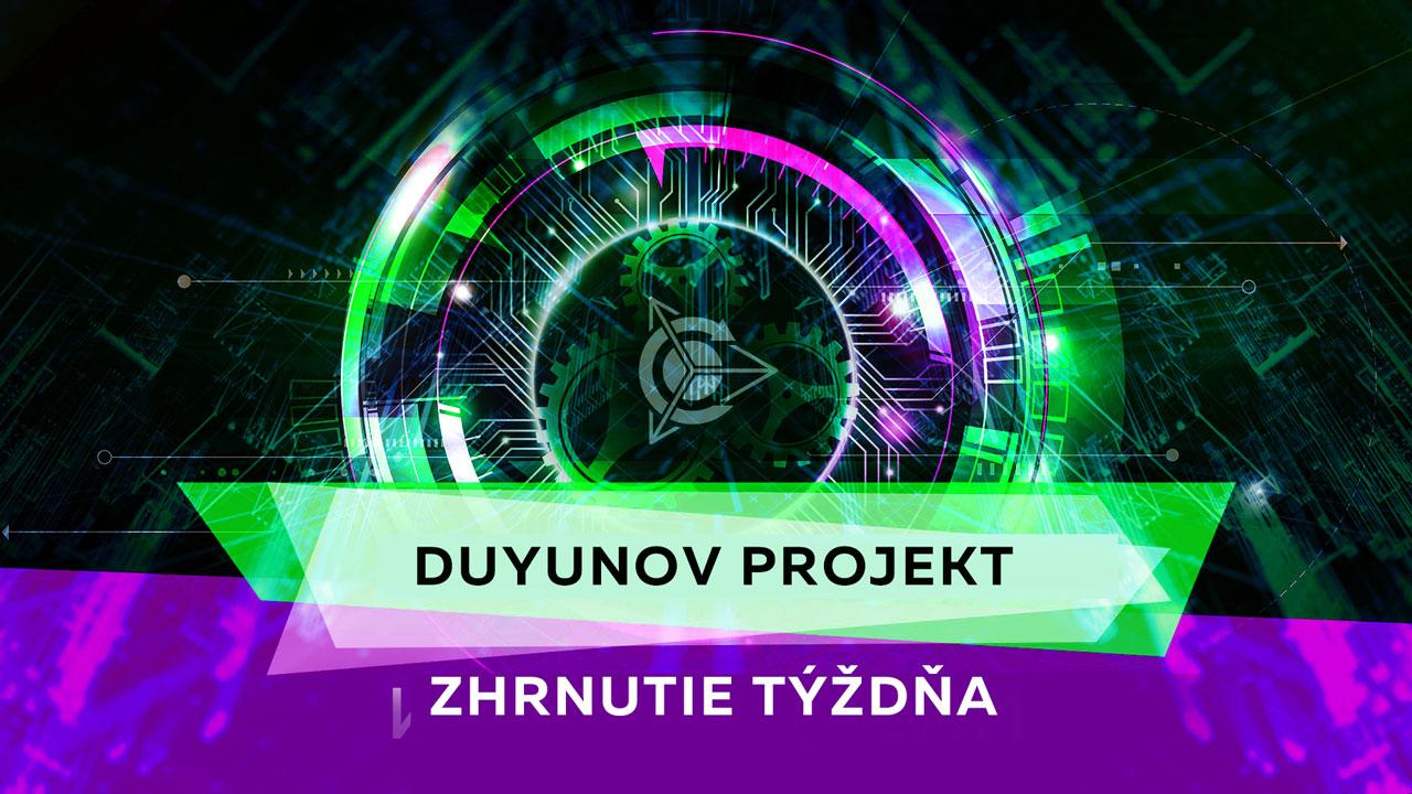 Výsledky týždňa v projekte Duyunova