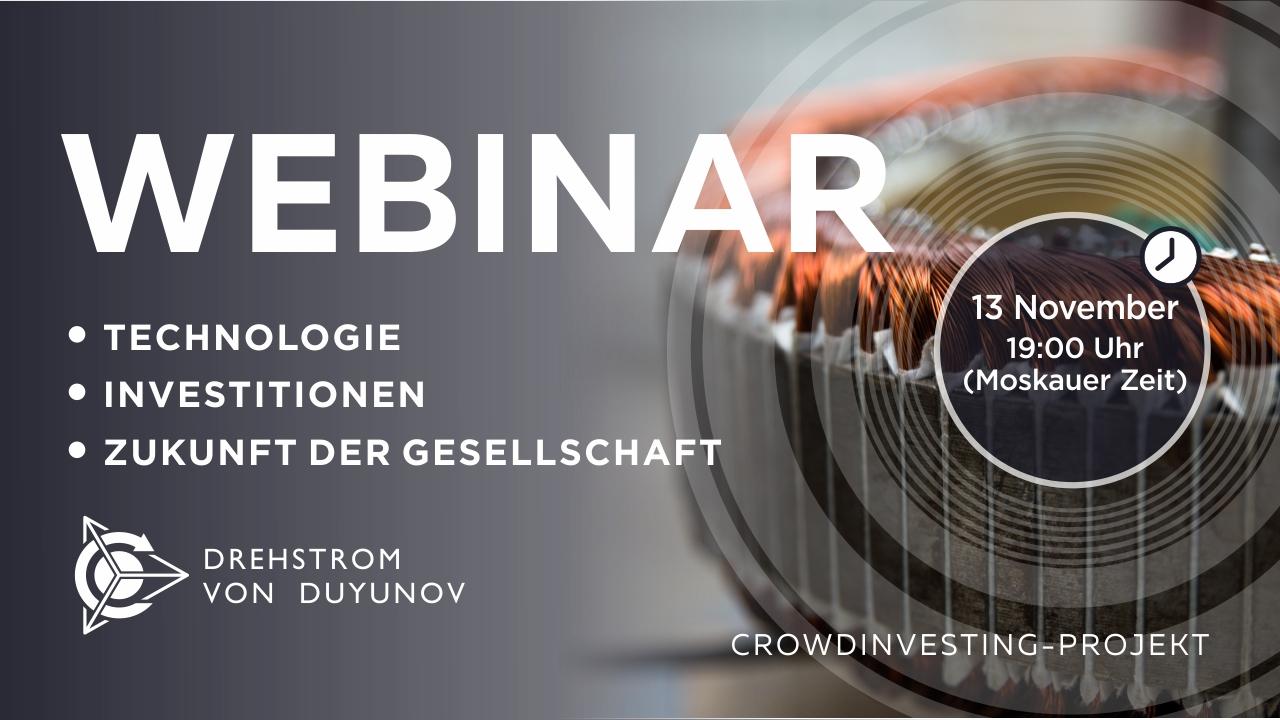 Präsentation vom Duyunov-Projekt: über die Technologie, Investitionen und die Zukunft der Gesellschaft