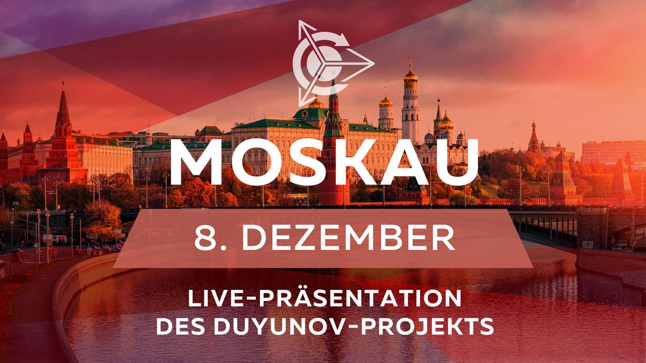 Präsentation des Projekts „Duyunov-Motoren“ in Moskau am 8. Dezember