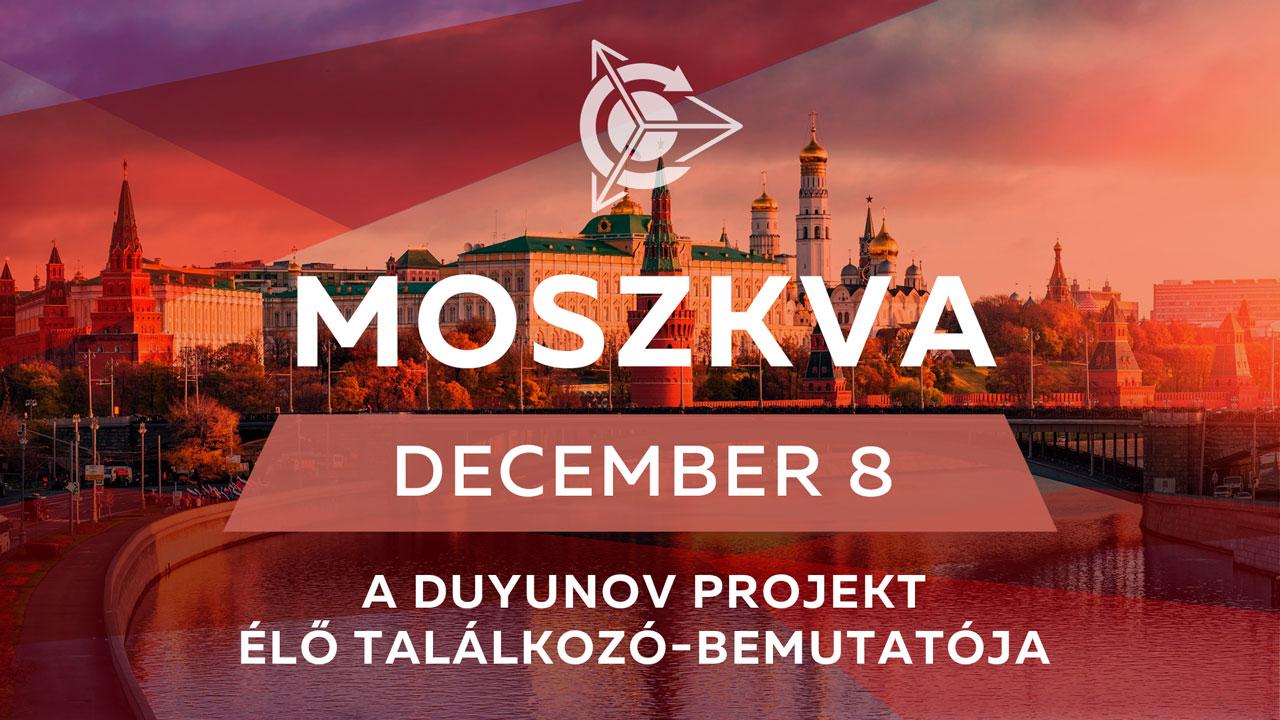 A "Duyunov Motorok" project bemutatása Moszkvában december 8-án