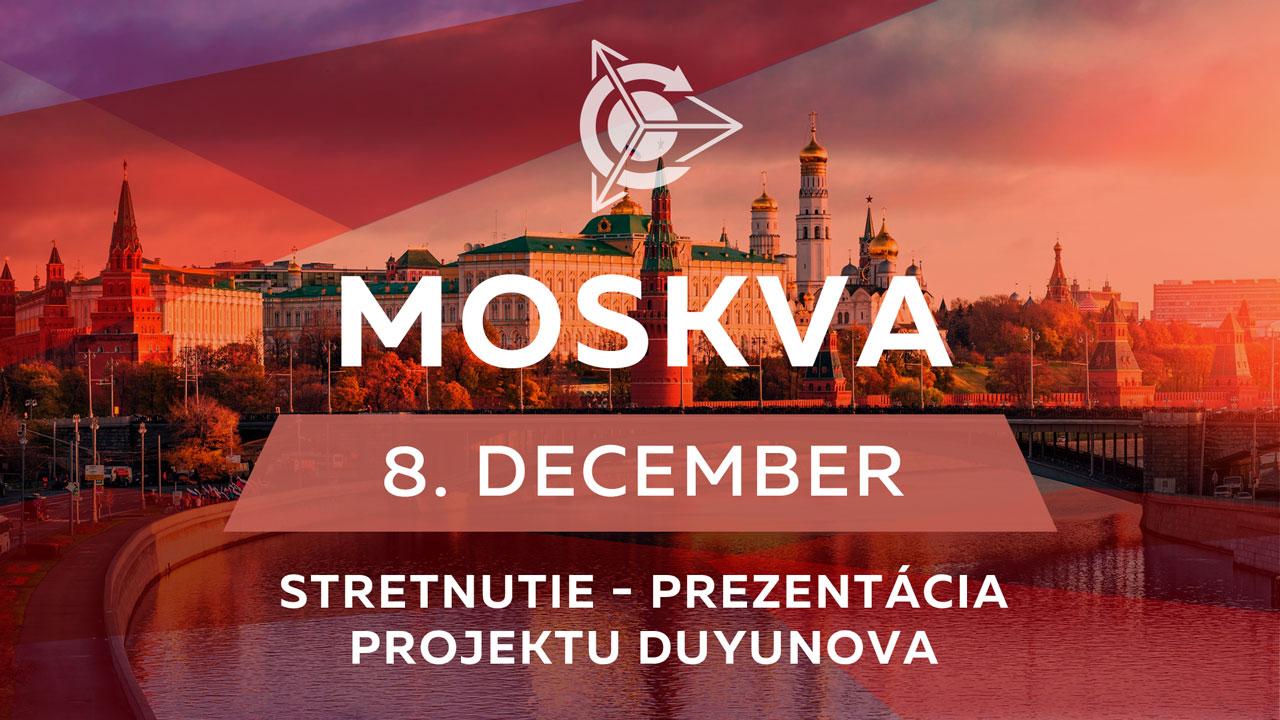 Prezentácia projektu "Motory Duyunova", ktorá sa uskutoční 8. decembra v Moskve