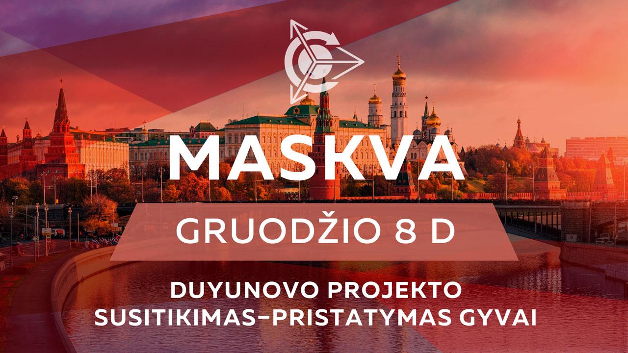 Projekto „Duyunovo Varikliai“ pristatymas Maskvoje gruodžio 8 d.