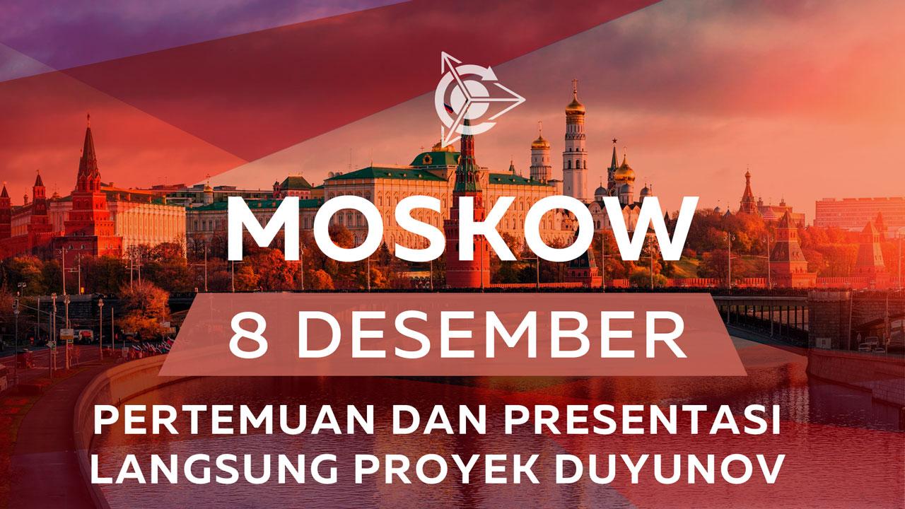 Presentasi proyek “Motor Duyunov” di Moskow tanggal 8 Desember