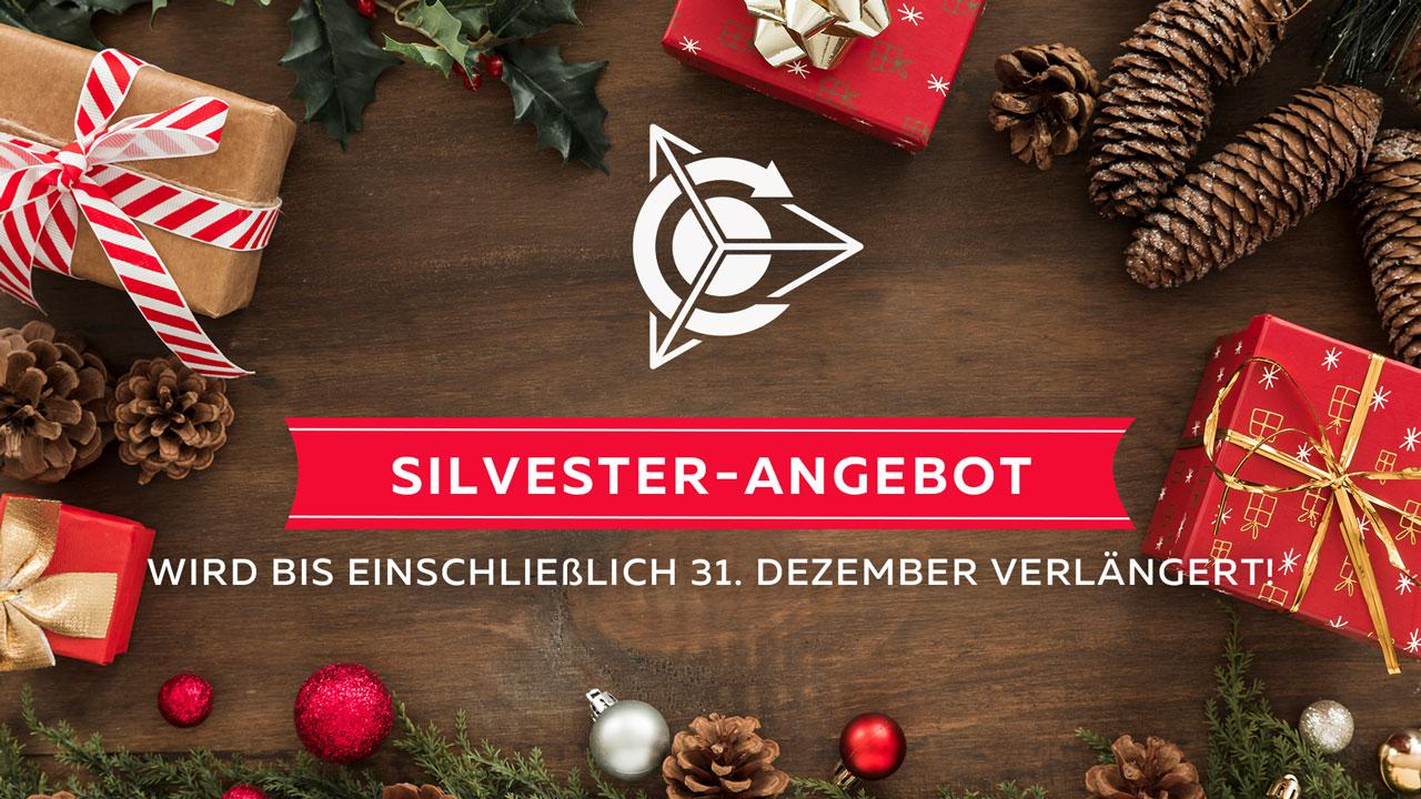 SILVESTER-ANGEBOT wird bis einschließlich 31. Dezember verlängert!