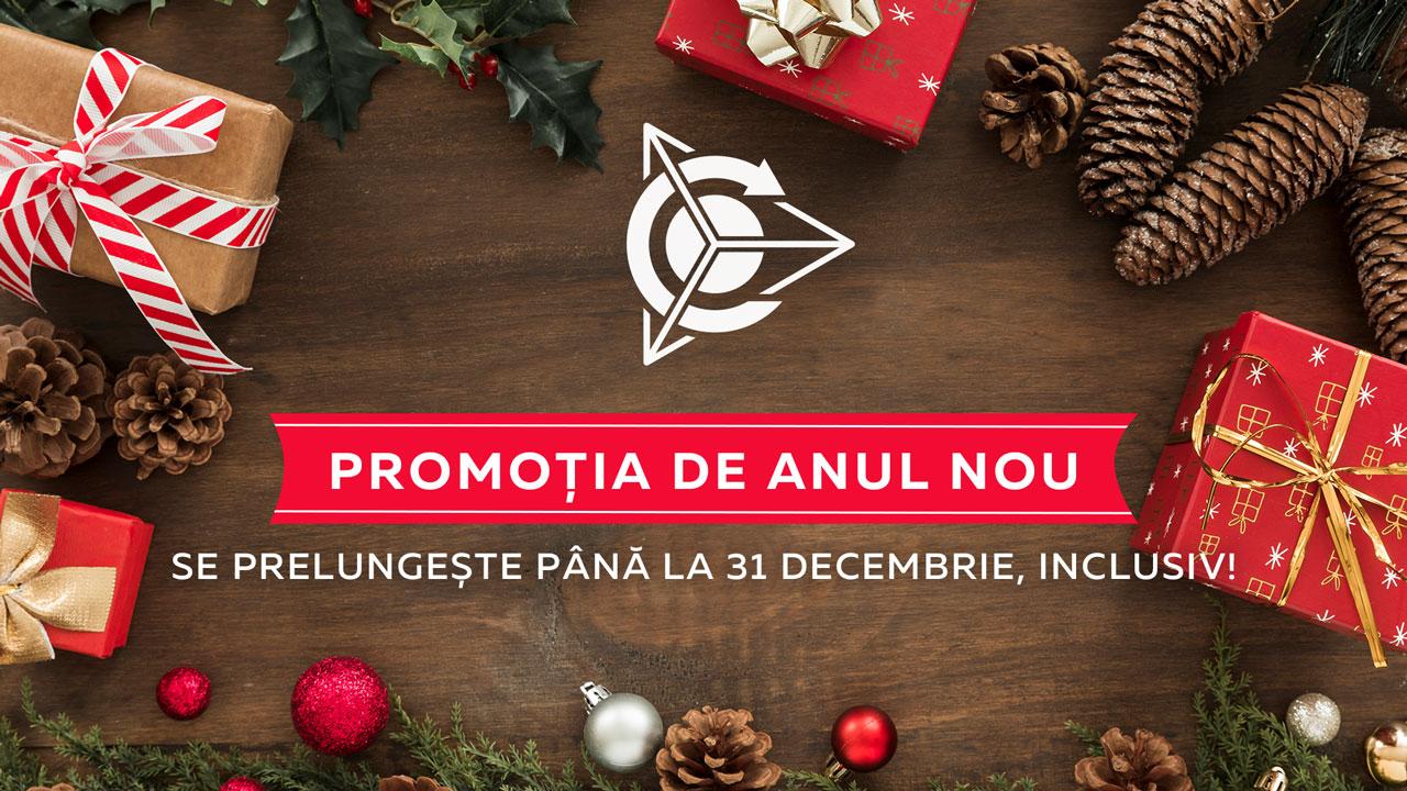 PROMOȚIA DE ANUL NOU se prelungește până la 31 decembrie, inclusiv!
