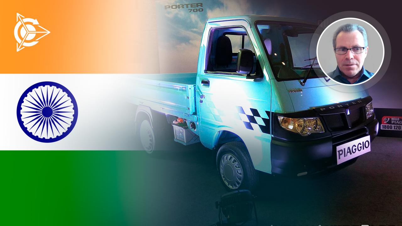 I partner indiani rivedono Piaggio Porter 700 con i motori Duyunov