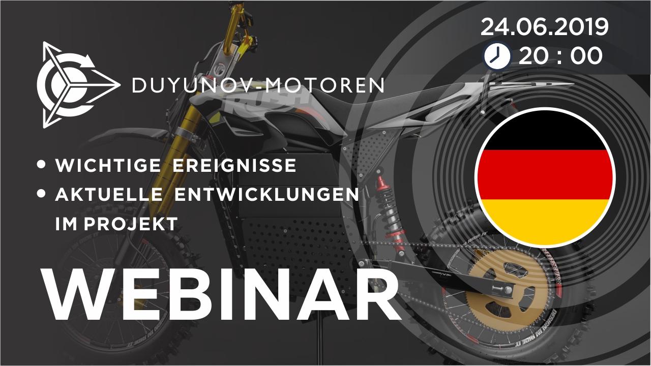 Deutschland. Präsentation vom Duyunov-Projekt: über die Technologie, Investitionen und die Zukunft der Gesellschaft