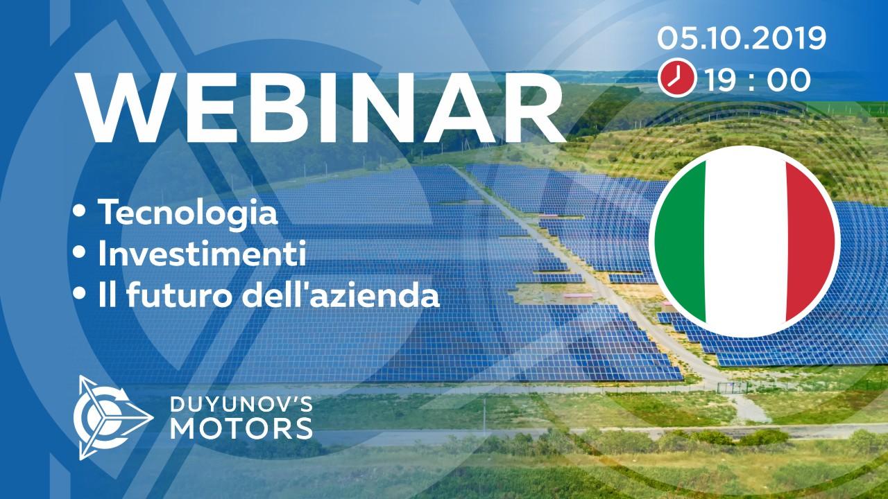 Presentazione del progetto di Duyunov: sulla tecnologia, gli investimenti e il futuro dell'azienda