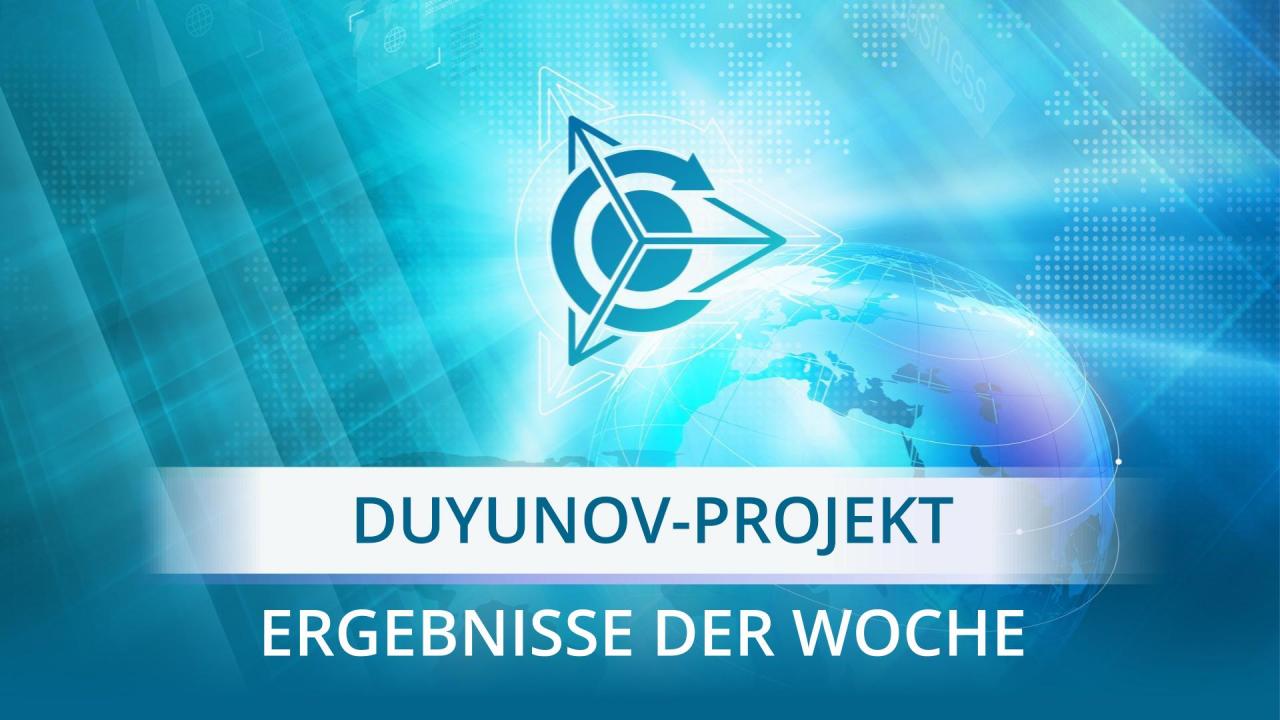 Ergebnisse der Woche im Projekt „Duyunov-Motoren“