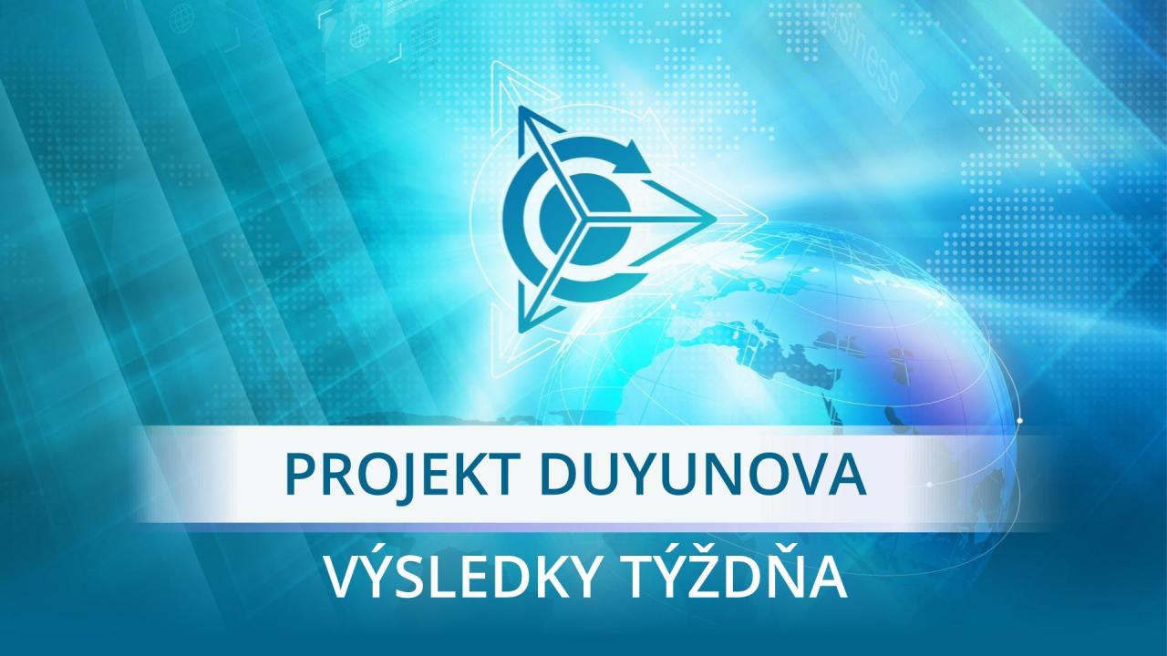 Výsledky týždňa v projekte "Motory Duyunova"