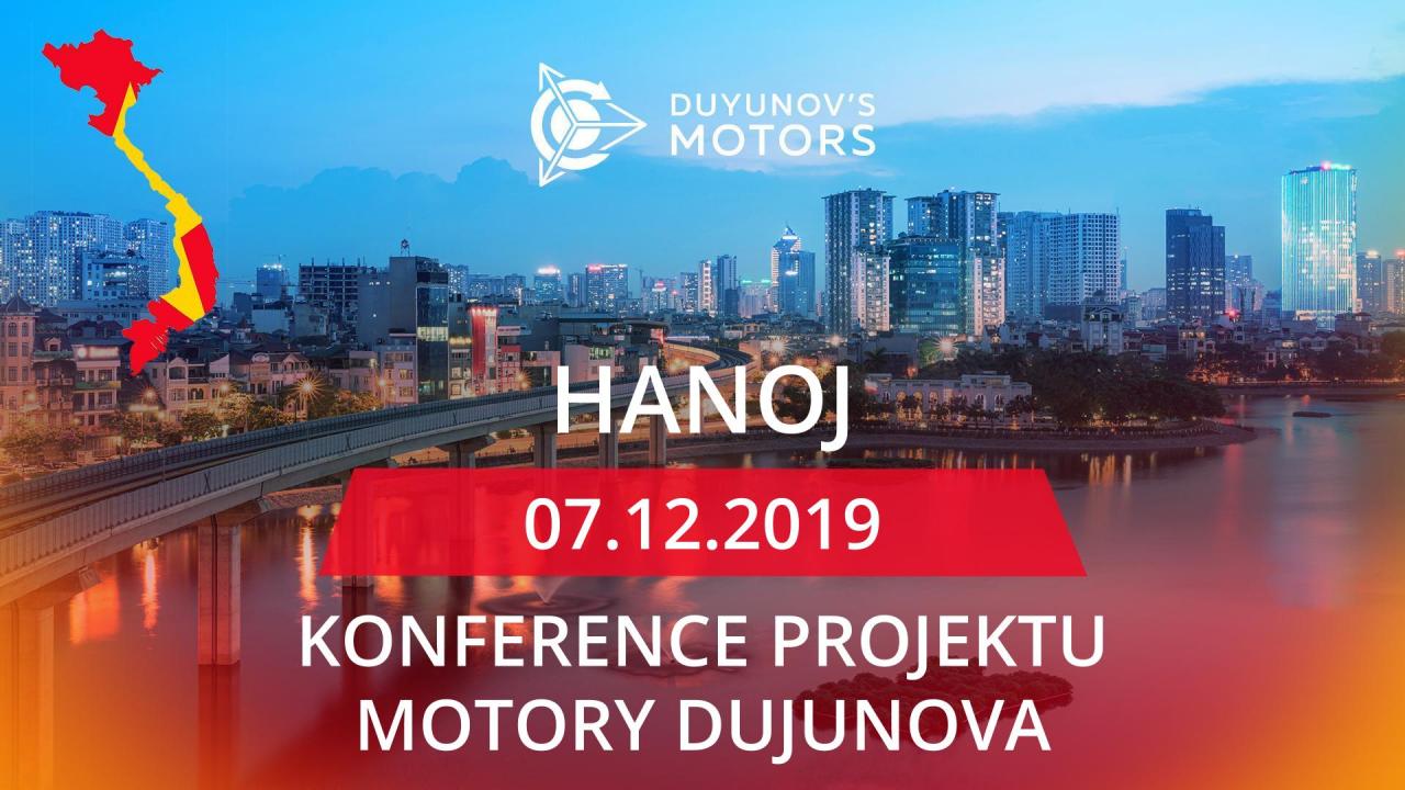 Vietnam otevírá národní zastoupení projektu Motory Dujunova