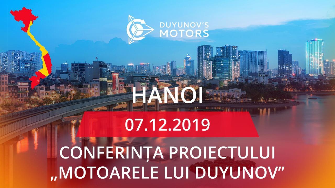 Vietnam deschide o reprezentanță națională a proiectului „Motoarele lui Duyunov”