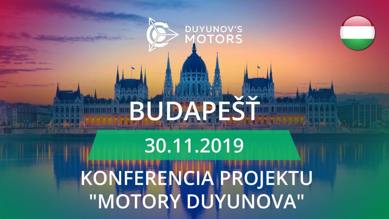 Maďarsko sa oficiálne pripojilo k projektu "Motory Duyunova"