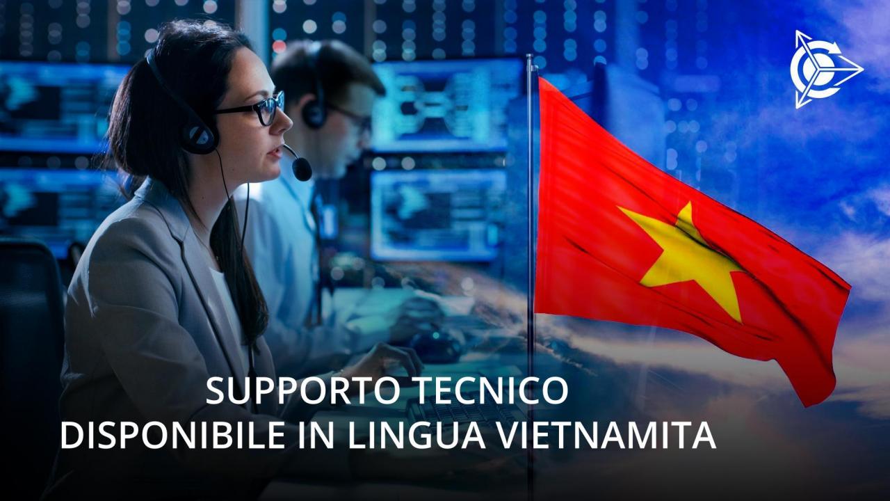 Supporto tecnico in lingua vietnamita