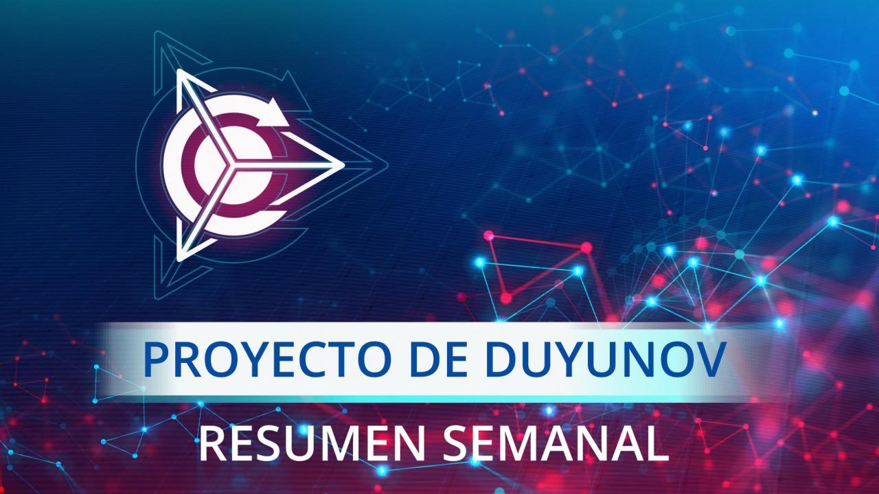 Resumen semanal del proyecto "Motores de Duyunov"