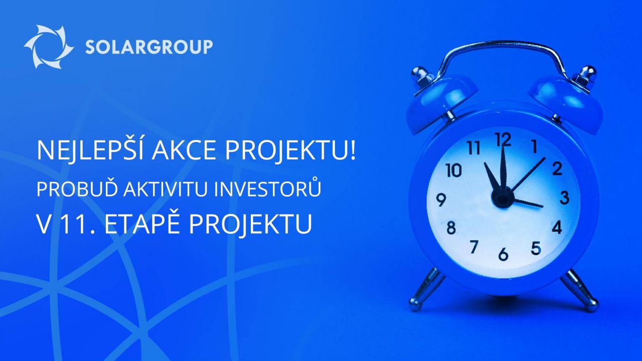 Probuď aktivitu investorů díky nejlepší akci projektu