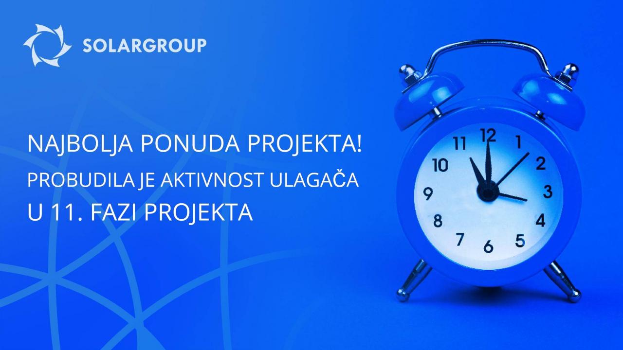 Najboljom ponudom projekta probudila se aktivnost ulagača