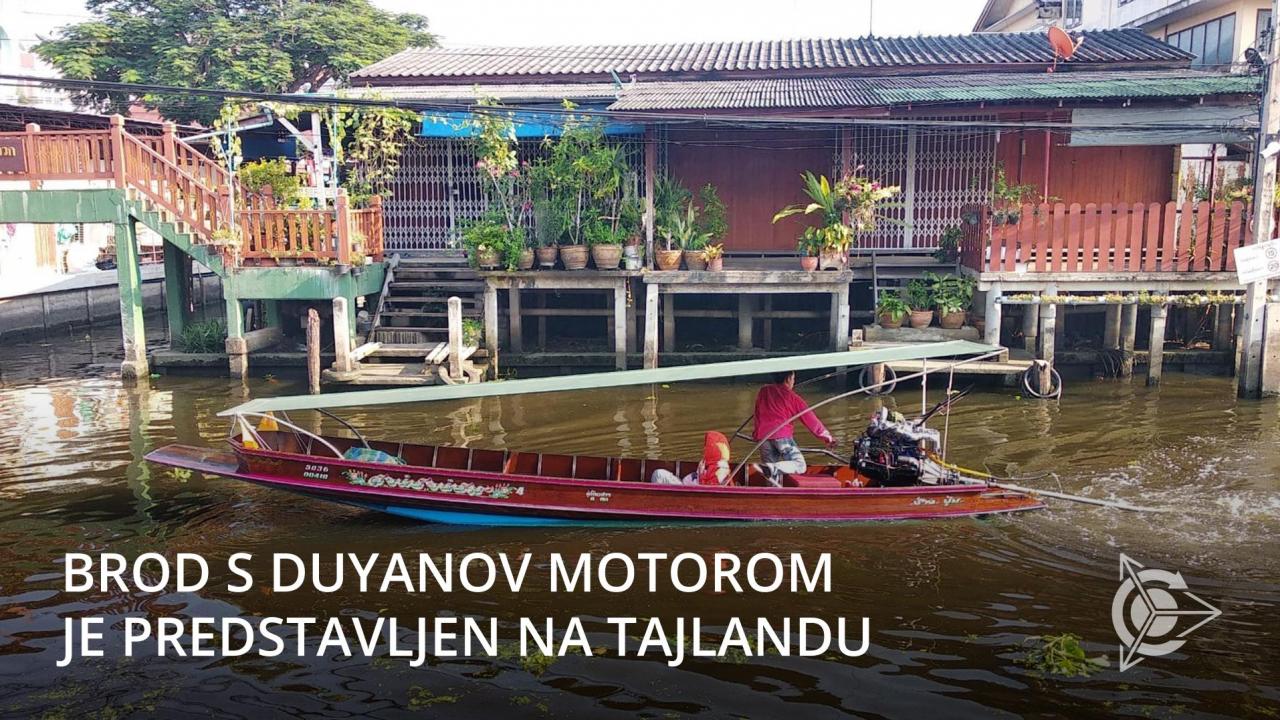 Porinut prvi brod na solarnu ploču s Duyunovim motorom!