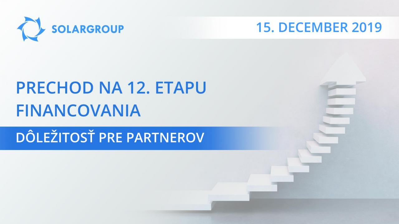 Prechod na 12. etapu investovania projektu "Motory Duyunova": prečo je to dôležité pre partnerov