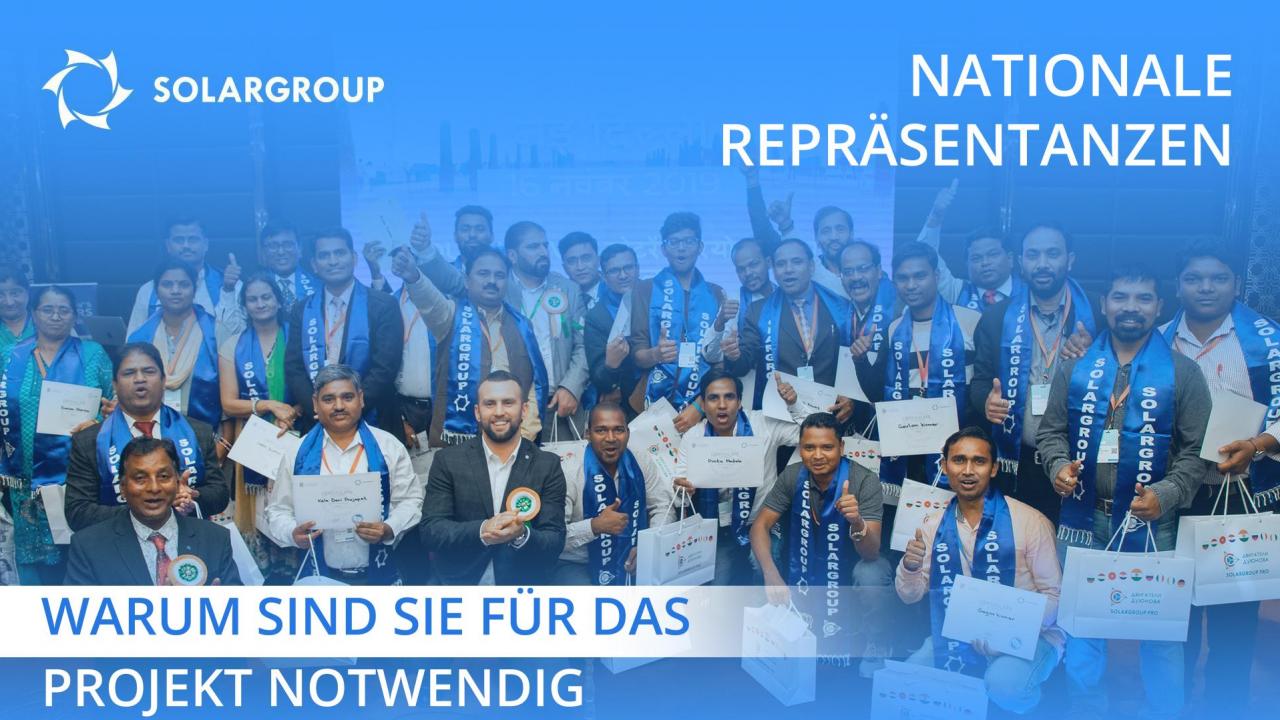 Nationale Repräsentanzen: warum sind sie für das Projekt "Duyunov-Motoren" und die Gesellschaft SOLARGROUP notwendig?