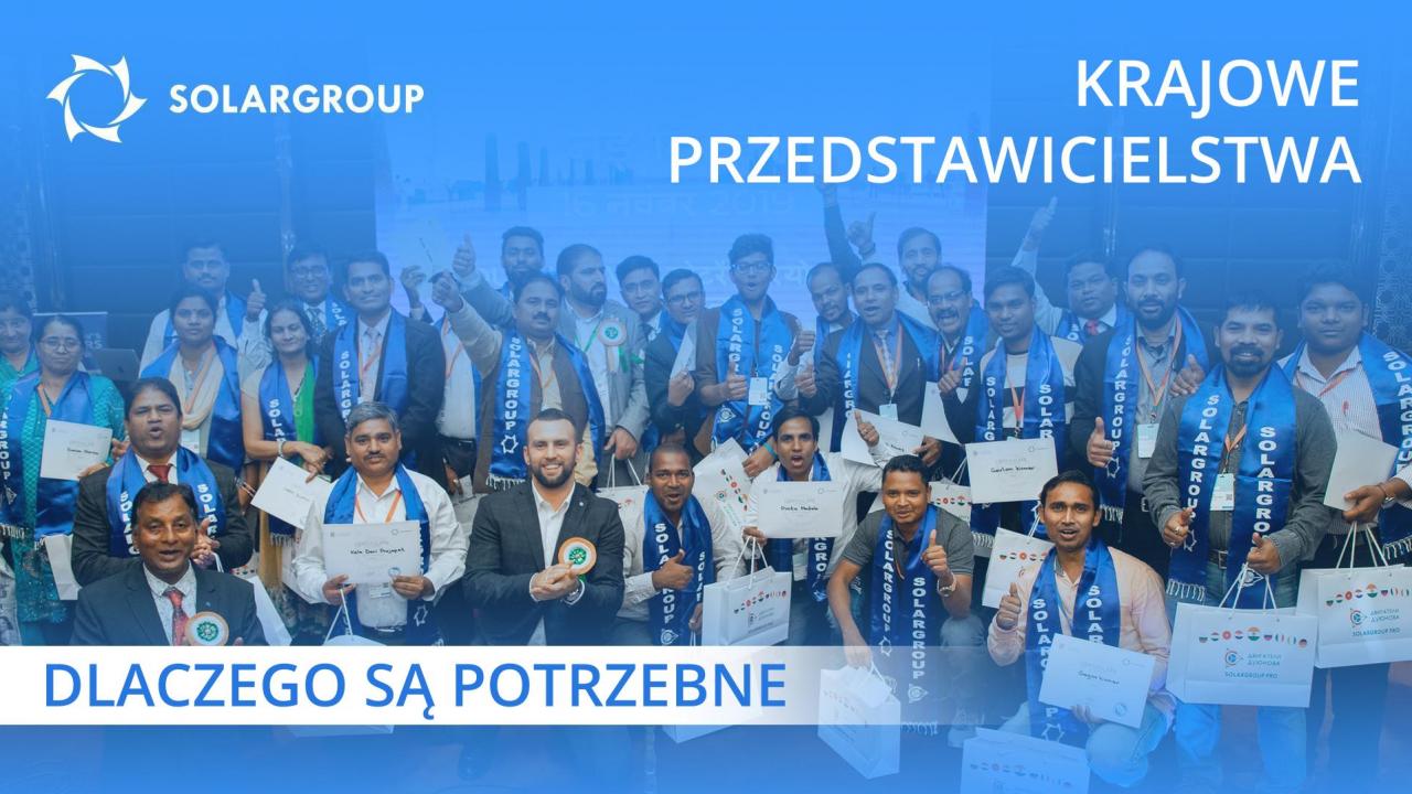 Przedstawicielstwa krajowe: do czego potrzebne są projektowi „Silniki Duyunova” i firmie SOLARGROUP