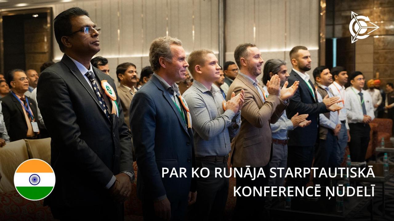 Par ko runāja starptautiskā konferencē Ņūdelī