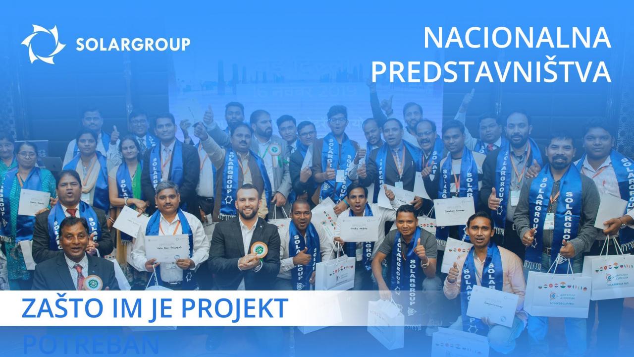 Nacionalna predstavništva: zašto im treba projekt "Duyunov motori" i tvrtka SOLARGROUP