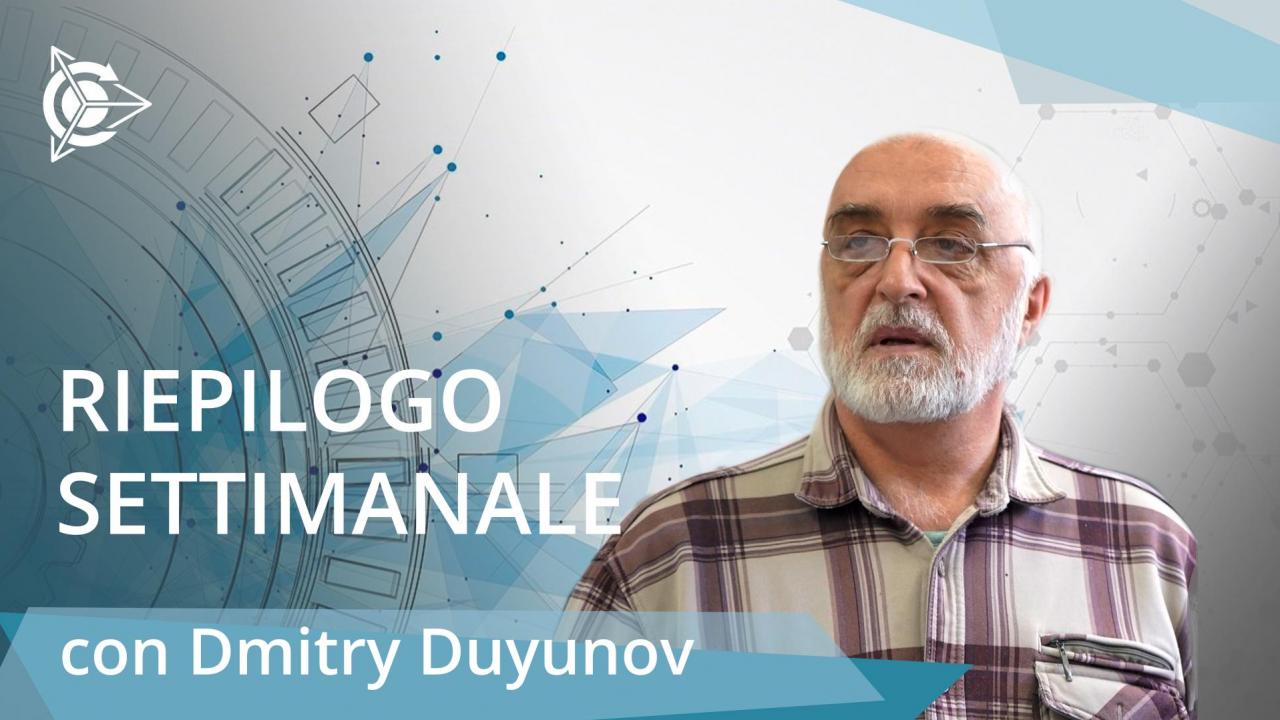 Riepilogo settimanale del progetto Motori Duyunov