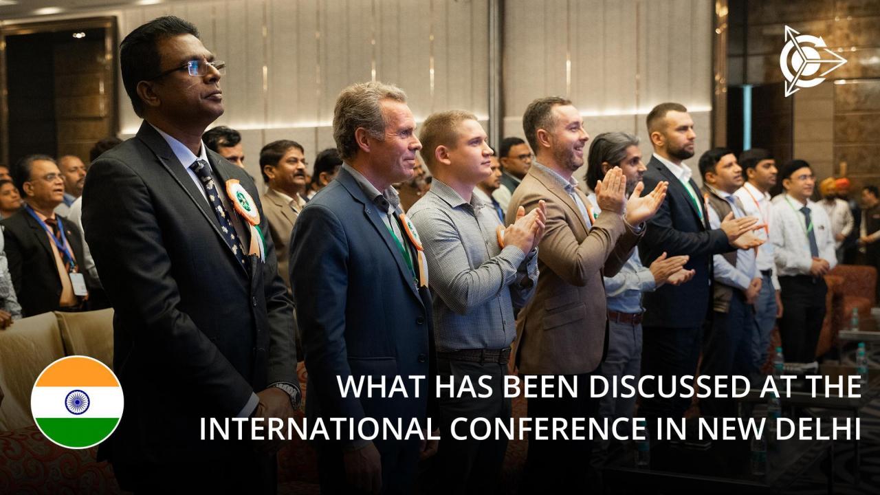 What was discussed at the international conference in New Delhi