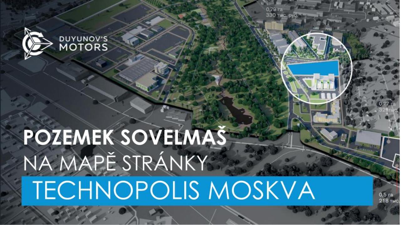 Pozemok "SovElMash" je vidieť na mape stránky "Technopolis "Moskva"