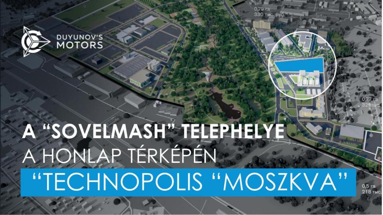 A "SovElMash" telephelye megjelent a "Technopolis "Moszkva" honlapi térképén