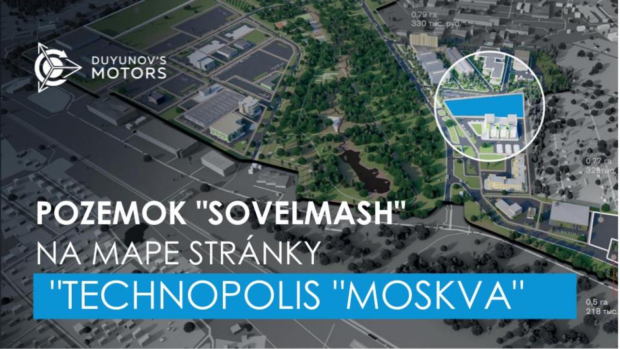 Pozemok "SovElMash" je vidieť na mape stránky "Technopolis "Moskva"