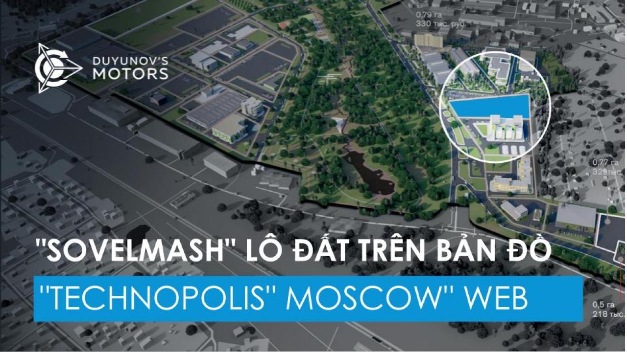 Các "SovElMash" lô đất xuất hiện trên bản đồ "Technopolis" Moscow "web