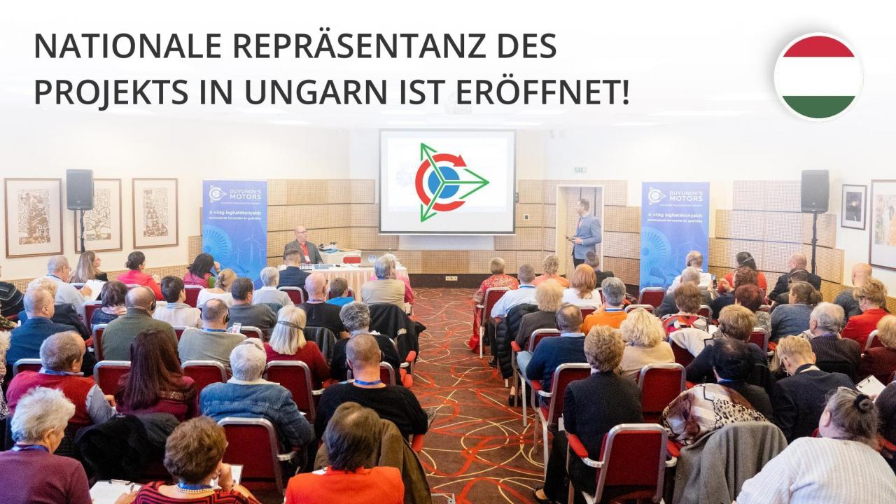 Die nationale Repräsentanz des Projekts "Duyunov-Motoren" in Ungarn ist eröffnet!