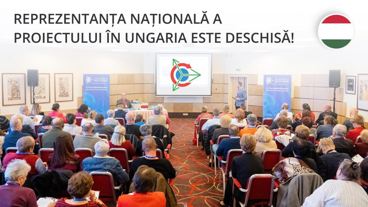 Reprezentanța națională a proiectului „Motoarele lui Duyunov” în Ungaria este deschisă!