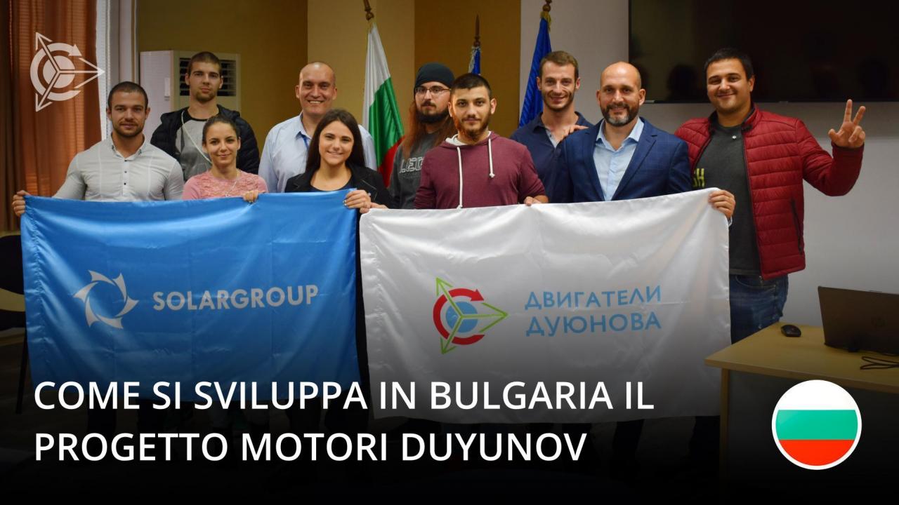 Come il progetto Motori Duyunov si sta sviluppando in Bulgaria