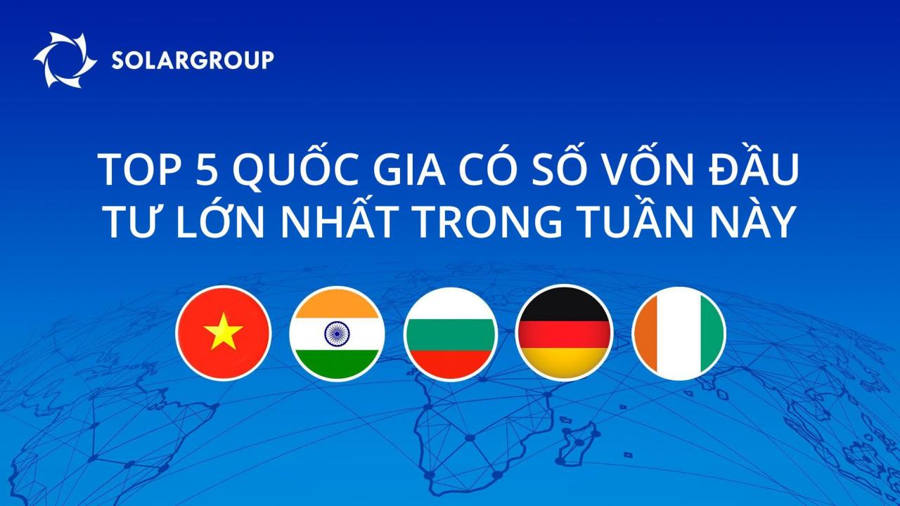 Đánh giá những quốc gia có số vốn đầu tư lớn nhất vào dự án