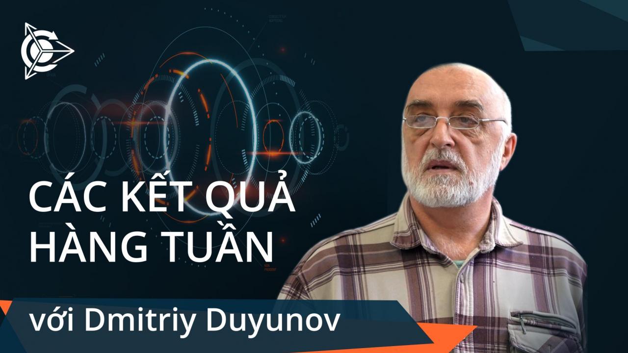 Các kết quả trong tuần của dự án "Động cơ của Duyunov"