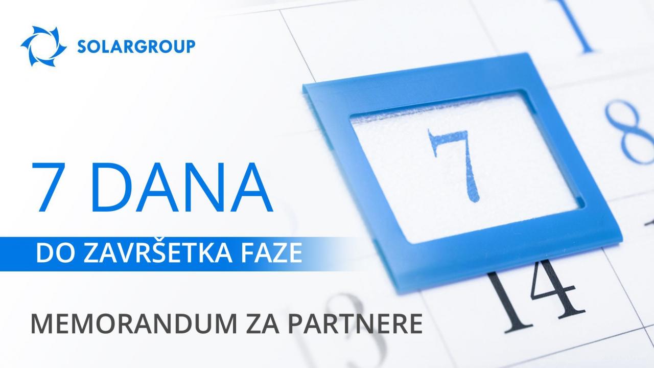 Do kraja investicijske faze 11 ostao je još jedan tjedan