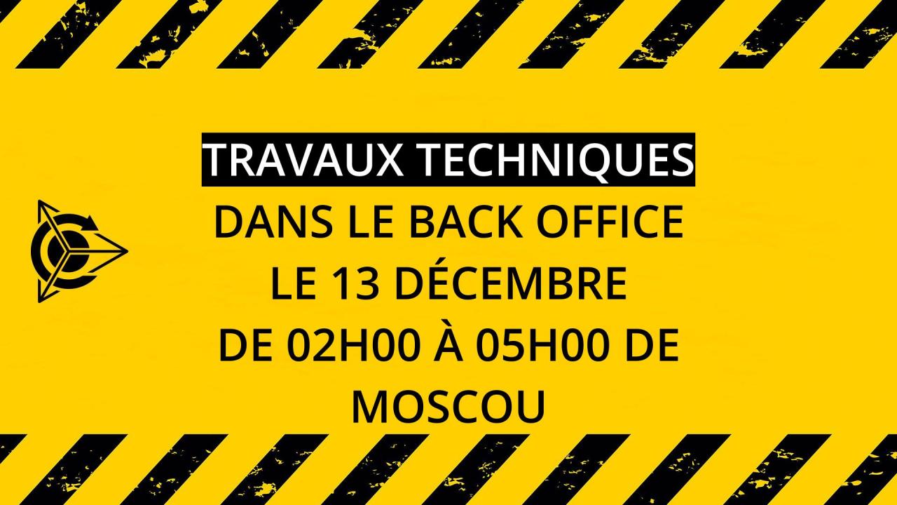 Travaux techniques