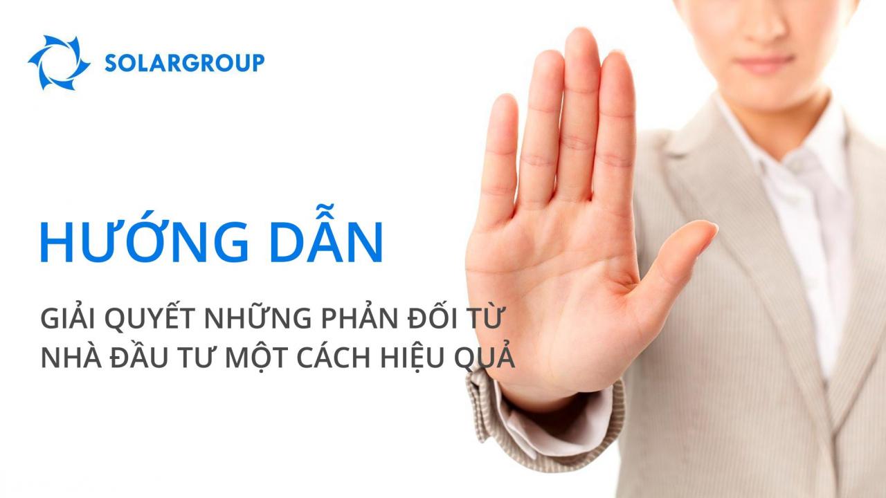 4 câu hỏi chính từ các nhà đầu tư: xử lý chúng một cách hiệu quả!