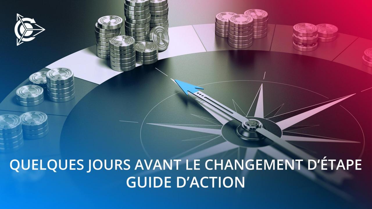 Quelques jours avant le changement d'étape: guide d'action pour les investisseurs du projet