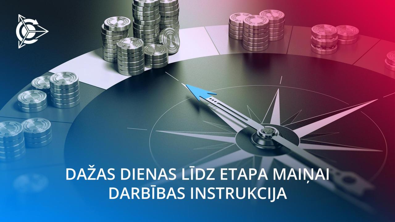 Dažas dienas līdz etapa maiņai: darbības instrukcija projekta investoriem