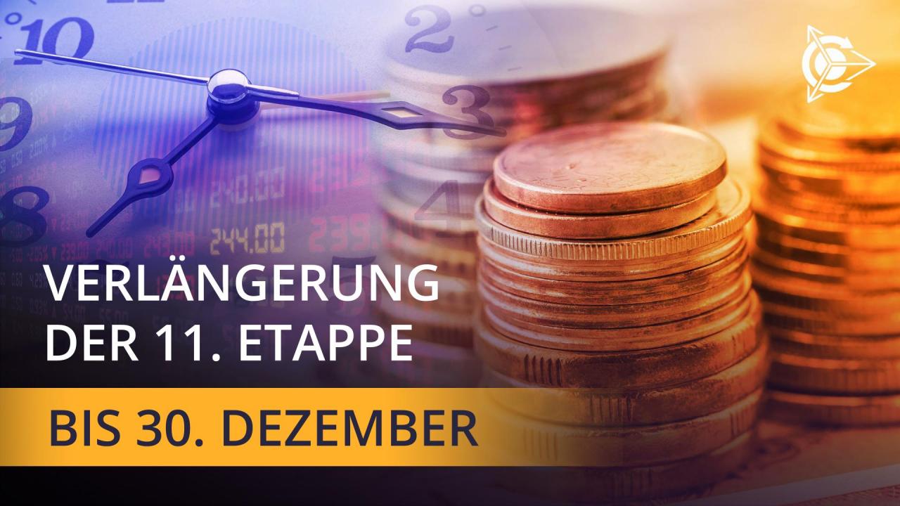 Verlängerung der Etappe 11