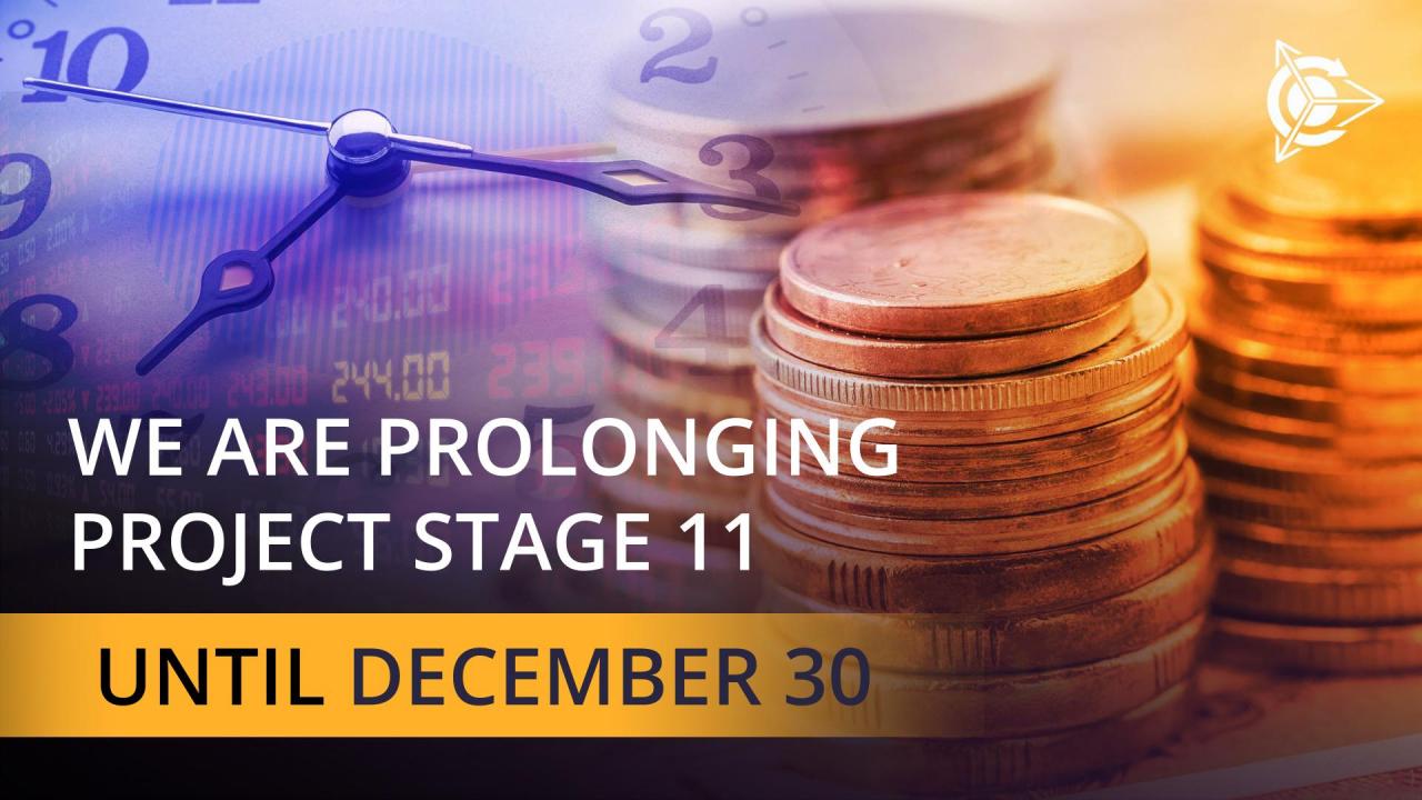 We are prolonging project stage 11!