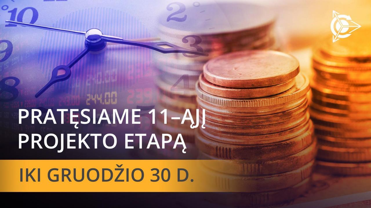 Pratęsiame 11–ąjį projekto etapą!