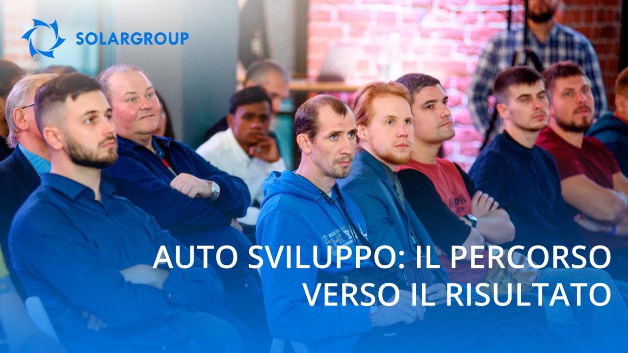 Auto sviluppo: il percorso verso il risultato!